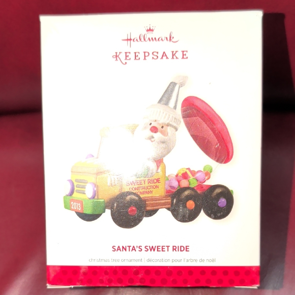 Hallmark Keepsake Santa's Sweet Ride Ornament  2013